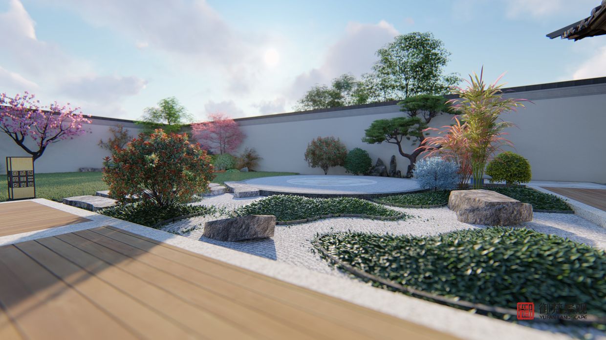 现代中式庭院景观设计